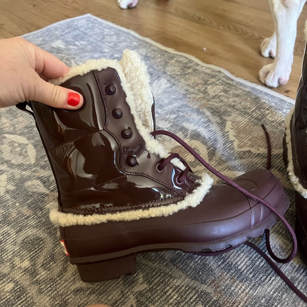 Hunter Boots with Fur Inside